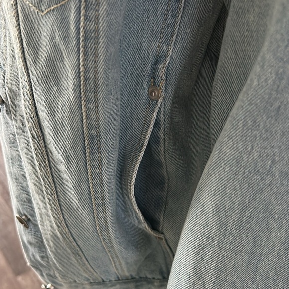 Love Tree Denim Jacket Distressed NWOT - Picture 7 of 15